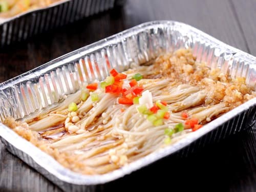 集美锡纸烤金针菇